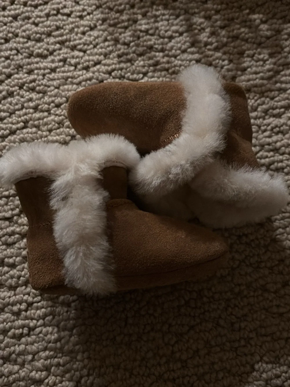 UGG Chestnut Brown Shearling Baby Bootie